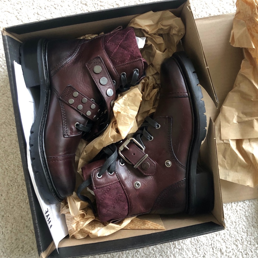 Frye Samantha Stud Hiker Boot 6.5